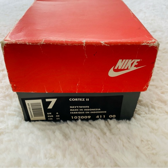 💙 Vtg 1993 RARE NIKE CORTEZ II with OG Box, Card Worn once! 💙 - Picture 5 of 11